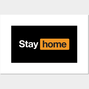 Stay Home Posters and Art